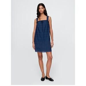 NWT Gap × DÔEN Eyelet Shift Mini Dress - XL